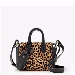 J.CREW THE HARPER MINI SATCHEL IN ITALIAN LEATHER